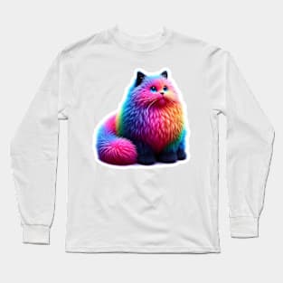 colorful cat Long Sleeve T-Shirt